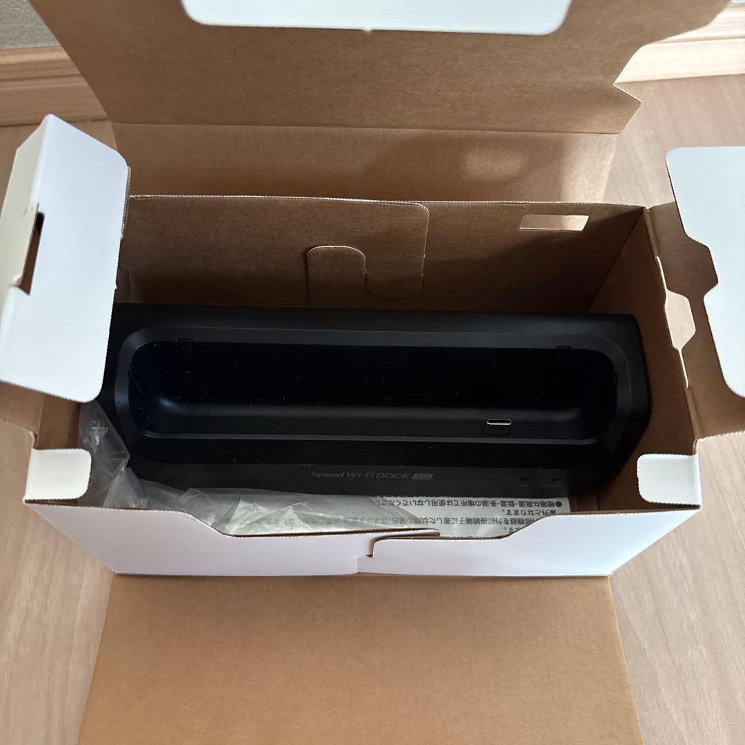 UQ WiMAX Speed Wi-Fi DOCK 5G Q01 ブラック