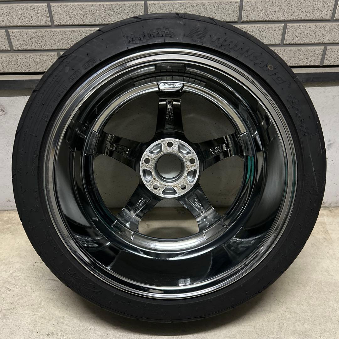 美品 18インチ CLEAVE RACING FL53 タイヤ付き 4本セット