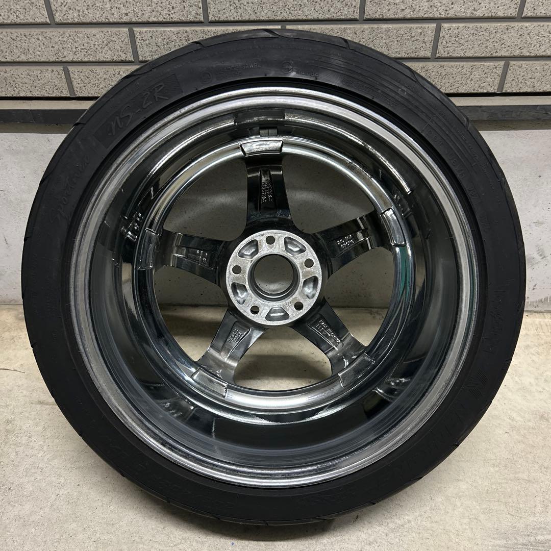 美品 18インチ CLEAVE RACING FL53 タイヤ付き 4本セット
