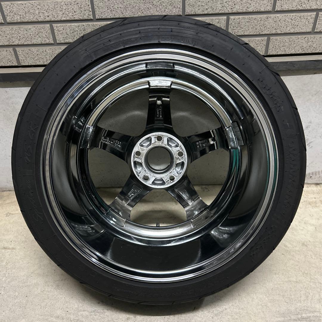美品 18インチ CLEAVE RACING FL53 タイヤ付き 4本セット