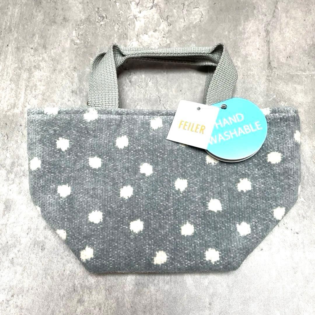 短時間値下中　未使用　フェイラー　シュガードット　ミニトートバッグ