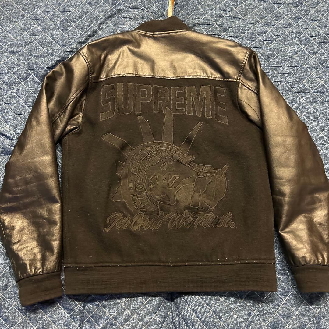 SUPREME varsity jacket 自由の女神