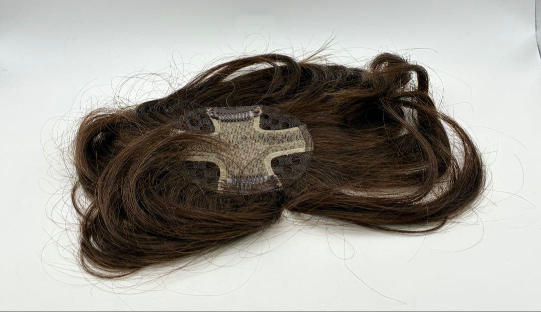 【美品】ジュリアオージェ クロスフリー ウィッグ チャ 人毛100％ 59558