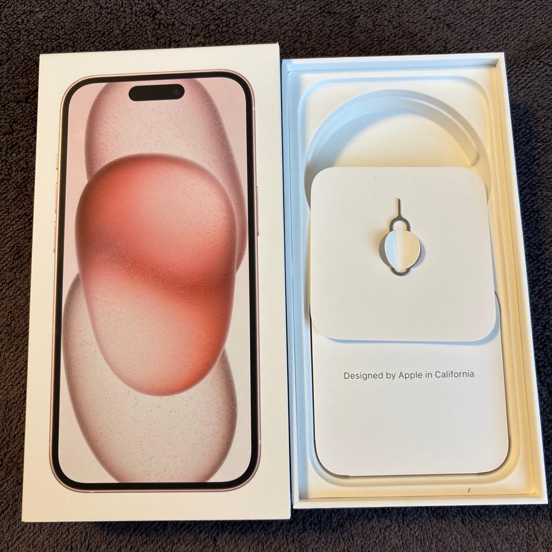 【コンディション良好！】iPhone 15 正規品ピンクSIMフリー128GB