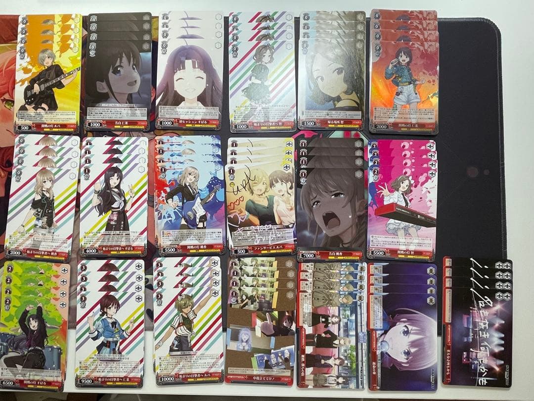 ヴァイスシュヴァルツ　ガールズバンドクライ　4コン　TD　PR　スリーブ付き