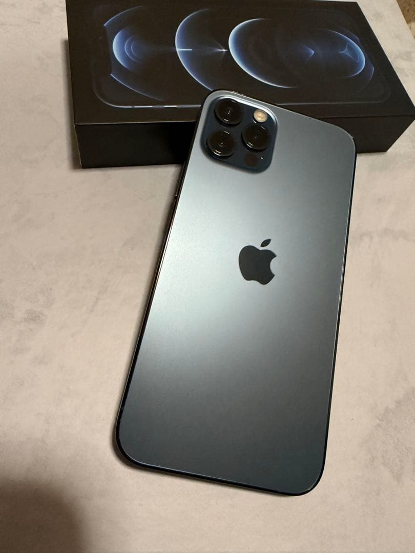 【美品】iPhone12Pro パシフィックブルー 256GB SIMフリー