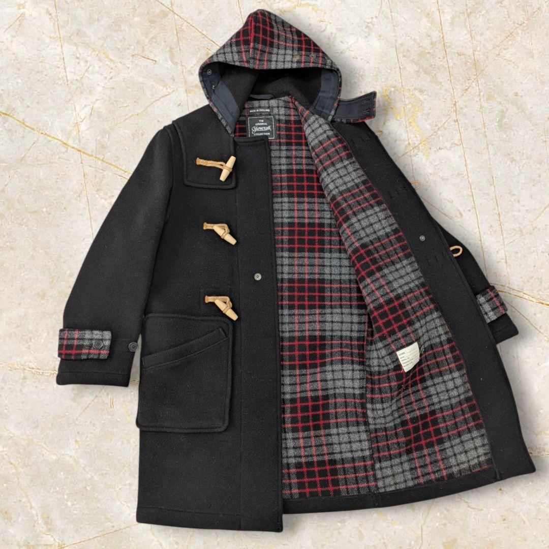 【極美品】 グローバーオール×SILAS ダッフルコート　ウール　ブラック　M