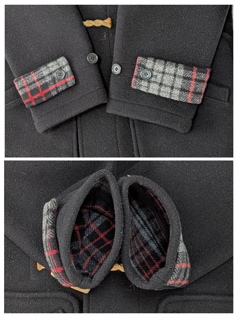 【極美品】 グローバーオール×SILAS ダッフルコート　ウール　ブラック　M