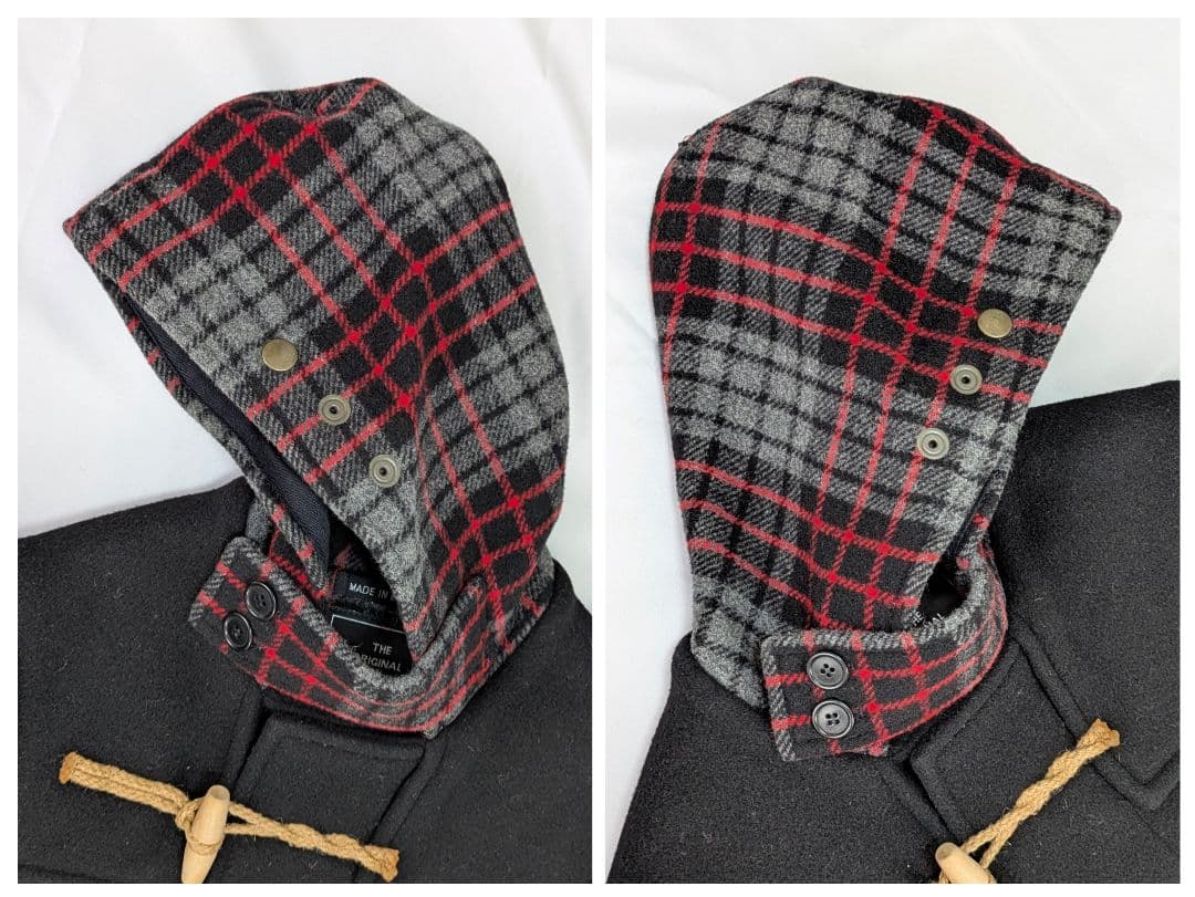 【極美品】 グローバーオール×SILAS ダッフルコート　ウール　ブラック　M