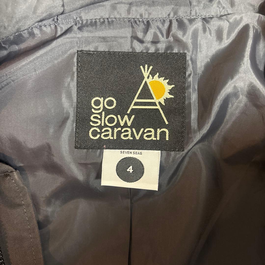 go slow caravan 刺繍モッズコート