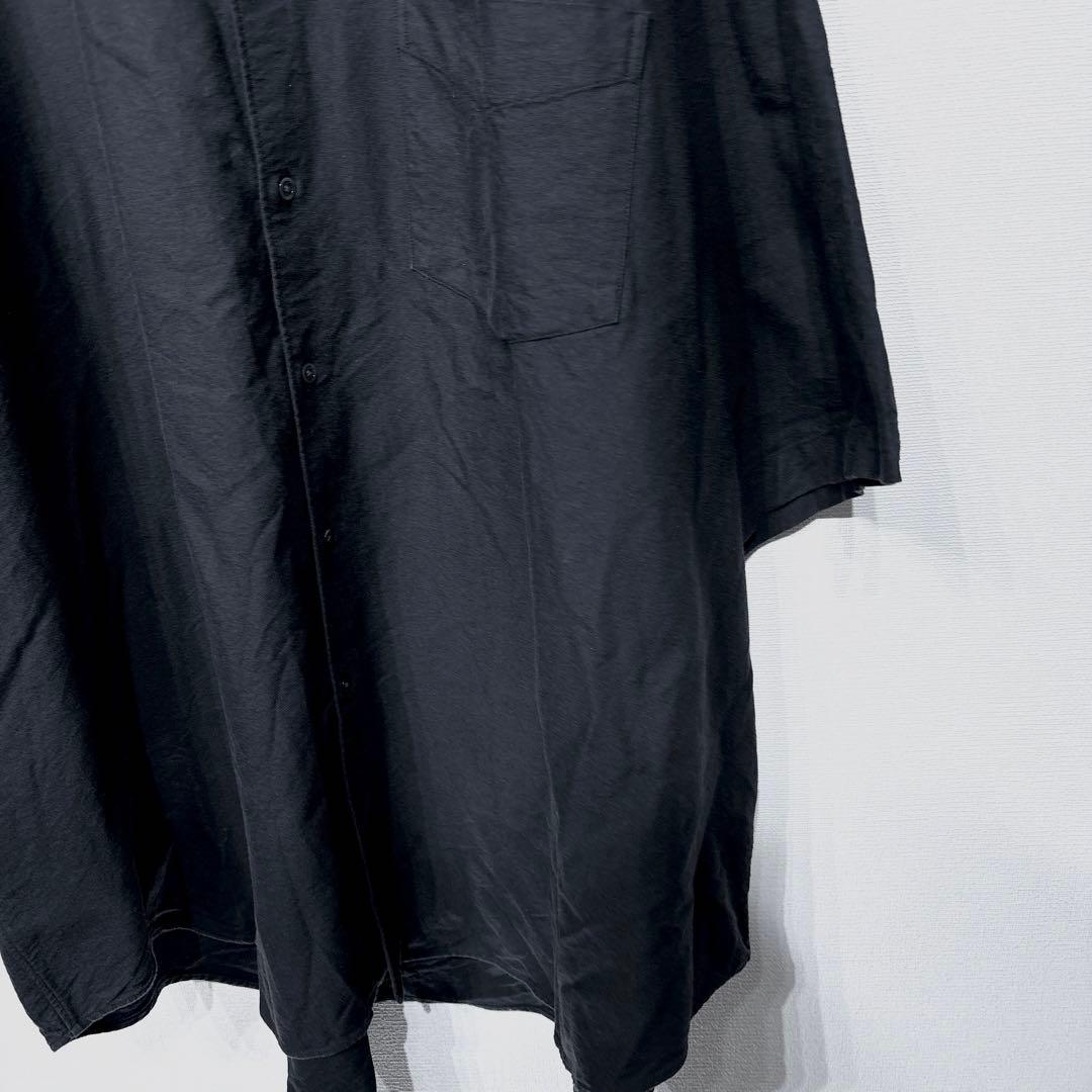 Graphpaper グラフペーパー バンドカラーシャツ ブラック コットン