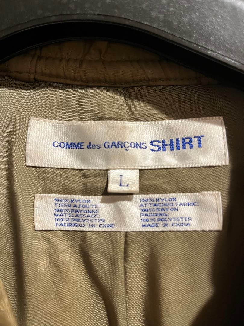 COMME des GARCONS SHIRT ナイロン ダッフル コート