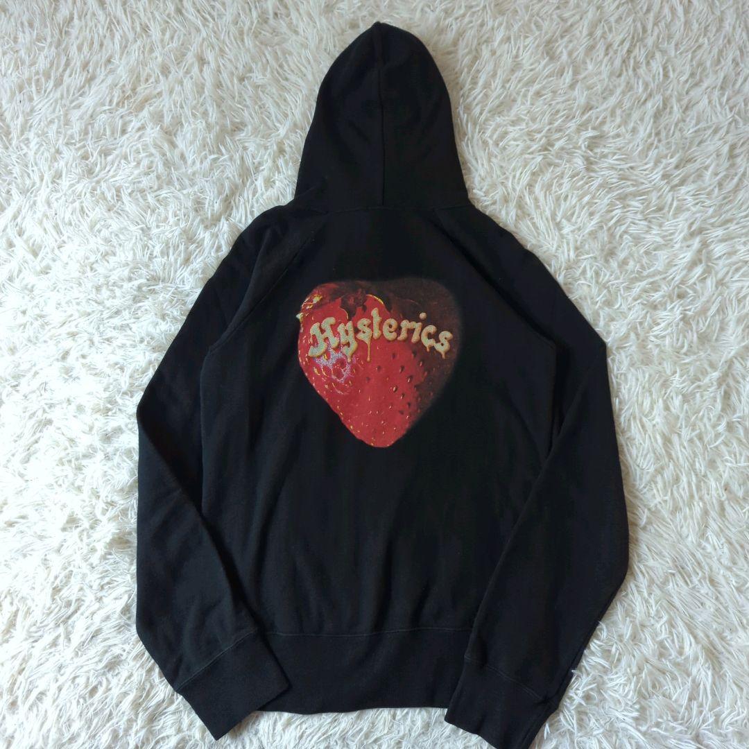 美品 ヒステリックグラマー 初期 スカルベリー パーカー ブラック フリーサイズ