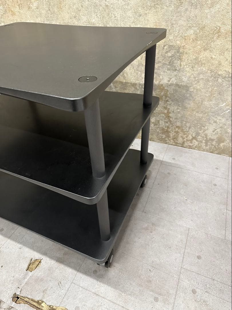 TAOC（タオック）オーディオラック 3段 キャスター付きAVラック 機器ラック