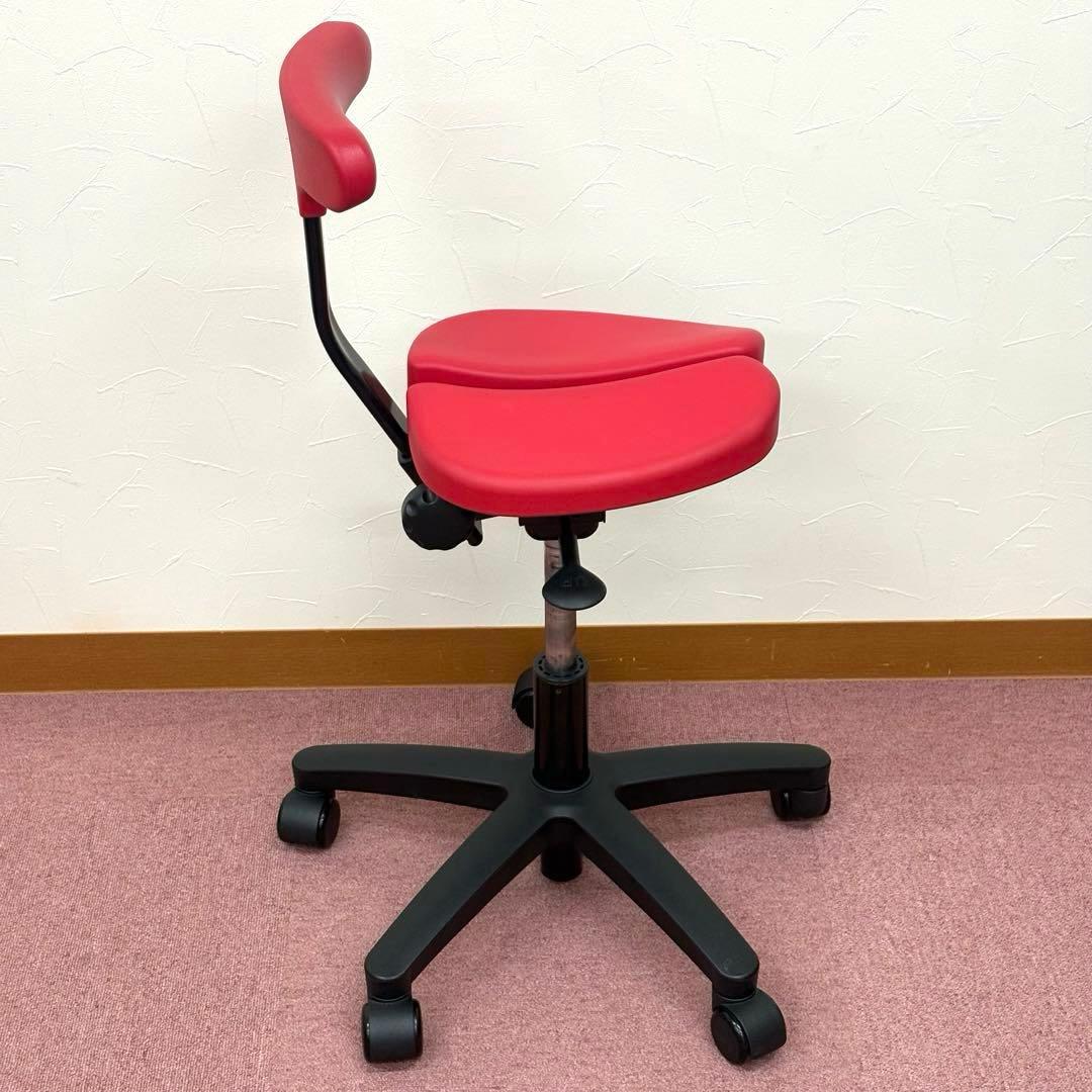 ayur chair アーユルチェア オクトパス 体圧分散マット付 レッド