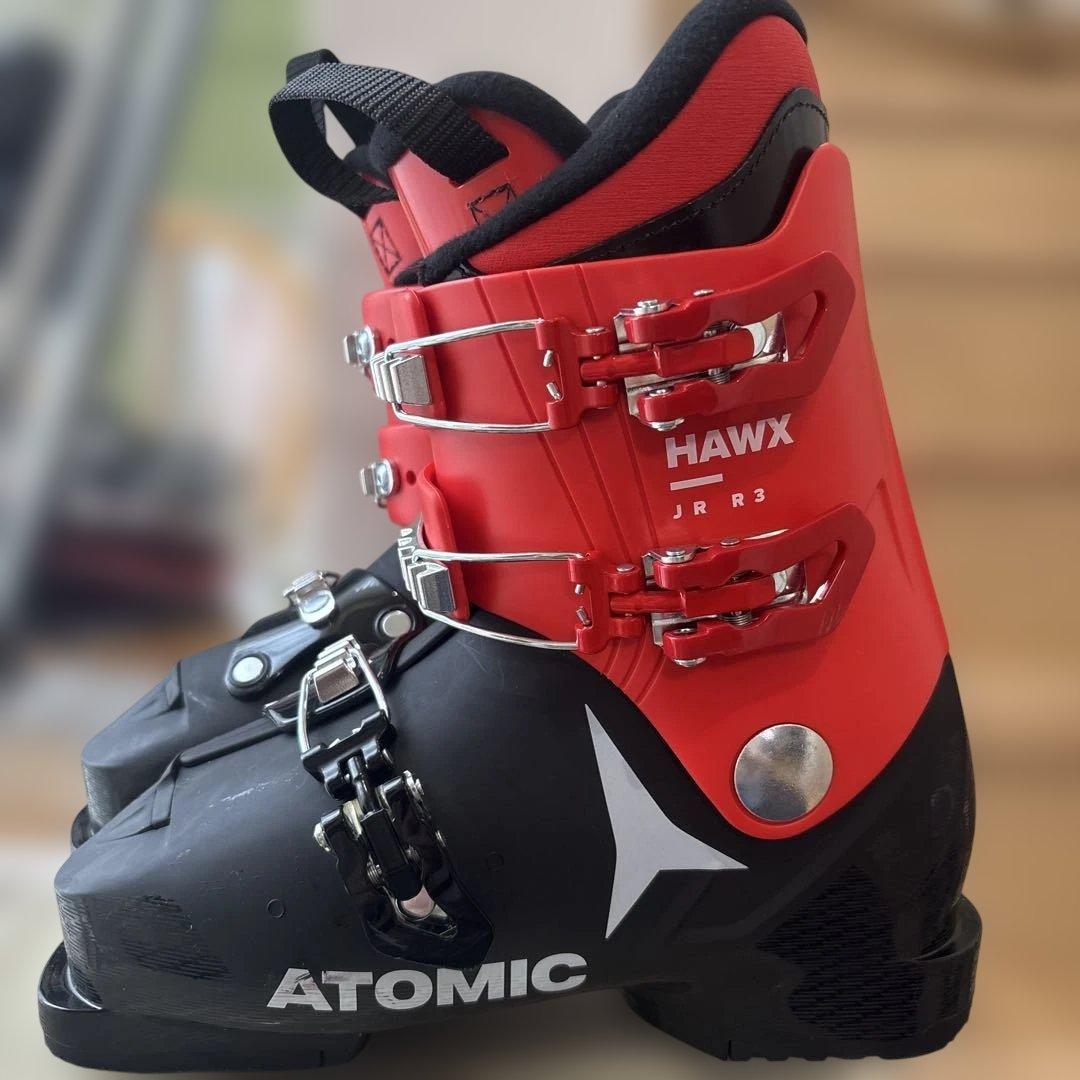 【美品】ATOMIC アトミックジュニア スキーブーツ 23〜23.5