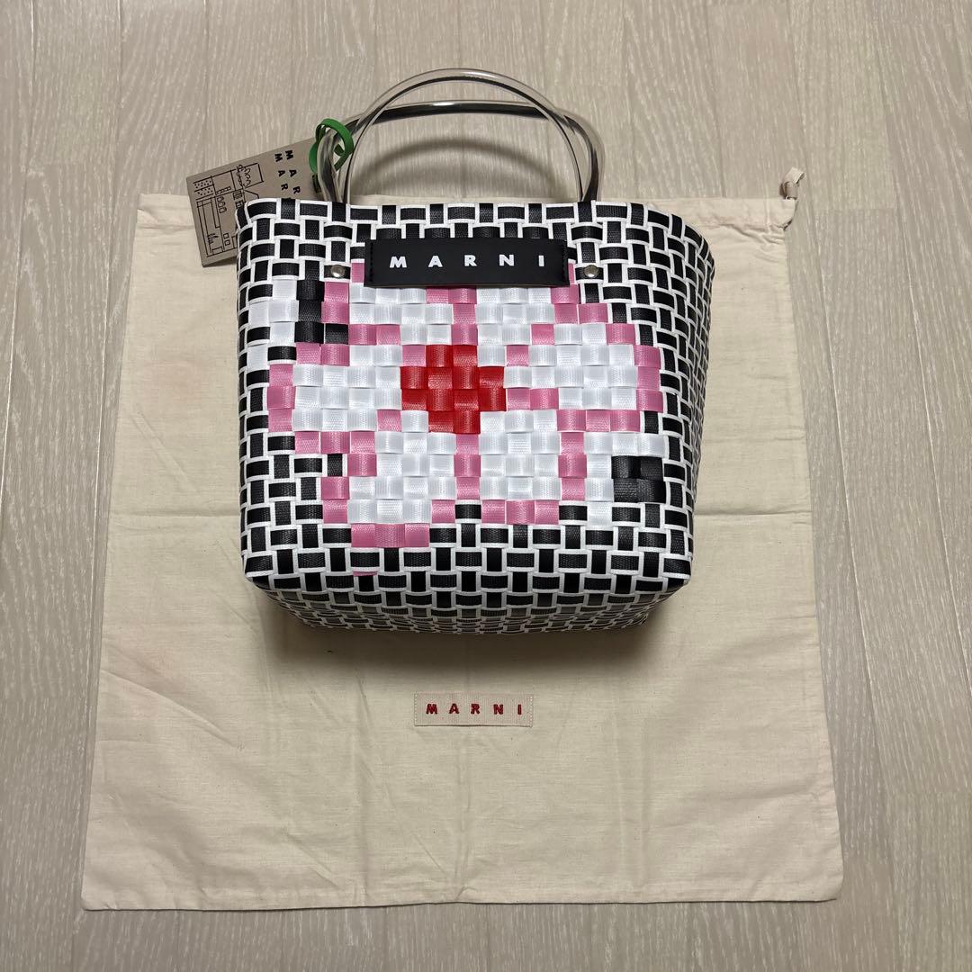MARNI MARKET ミニ フラワー バスケット バッグ