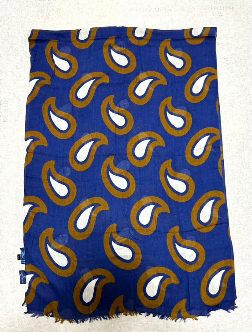 FRANCO BASSI／フランコバッシ／ストール／ペイズリー／Italy製