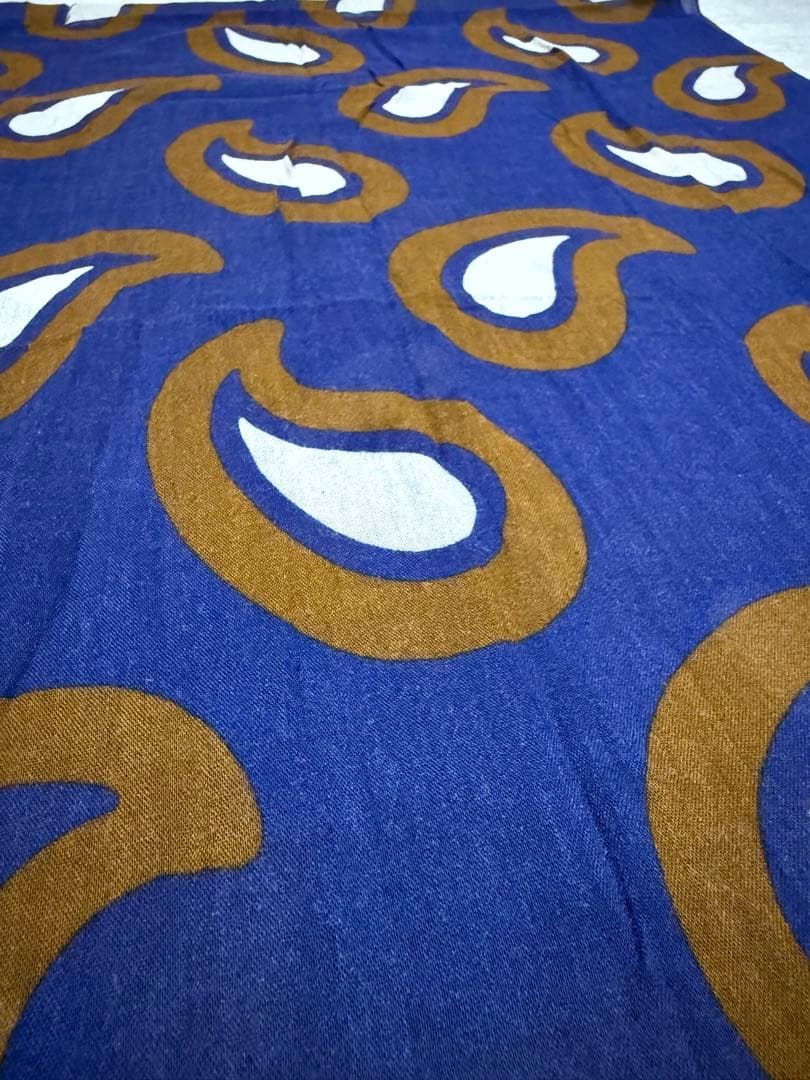 FRANCO BASSI／フランコバッシ／ストール／ペイズリー／Italy製