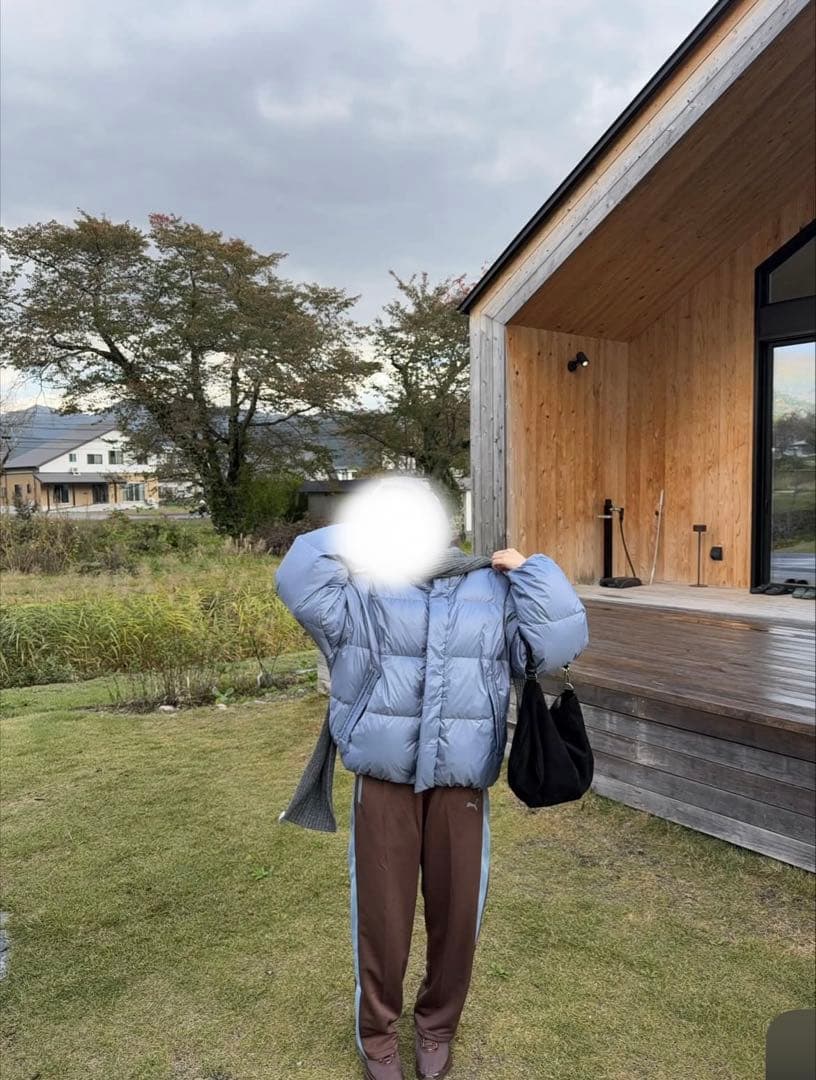 完売品【別注】＜TAION×CITEN＞バルーンダウンブルゾン　ライトブルー M