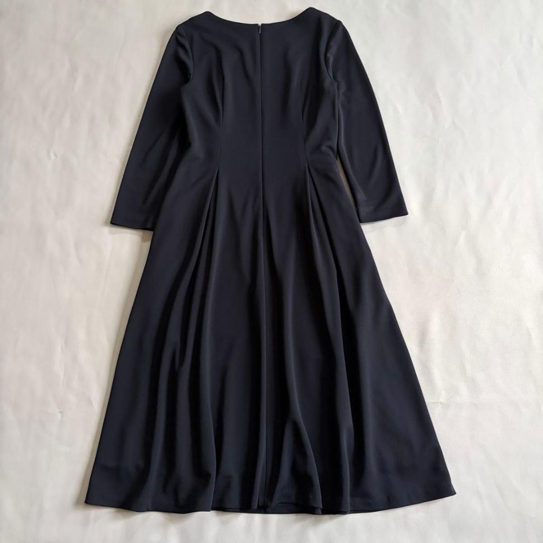 【セオリーリュクス】ワンピース　PEBIAL DERRIE 　ネイビー　36