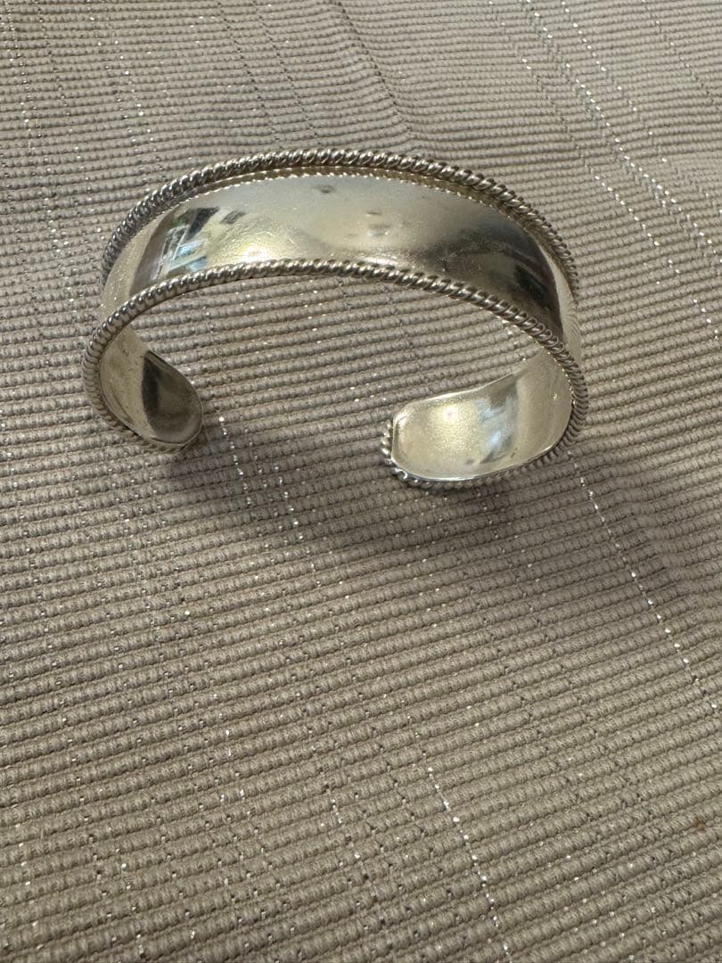 ヴィンテージ　メキシカンシルバー　バングル　シルバー925刻印あり