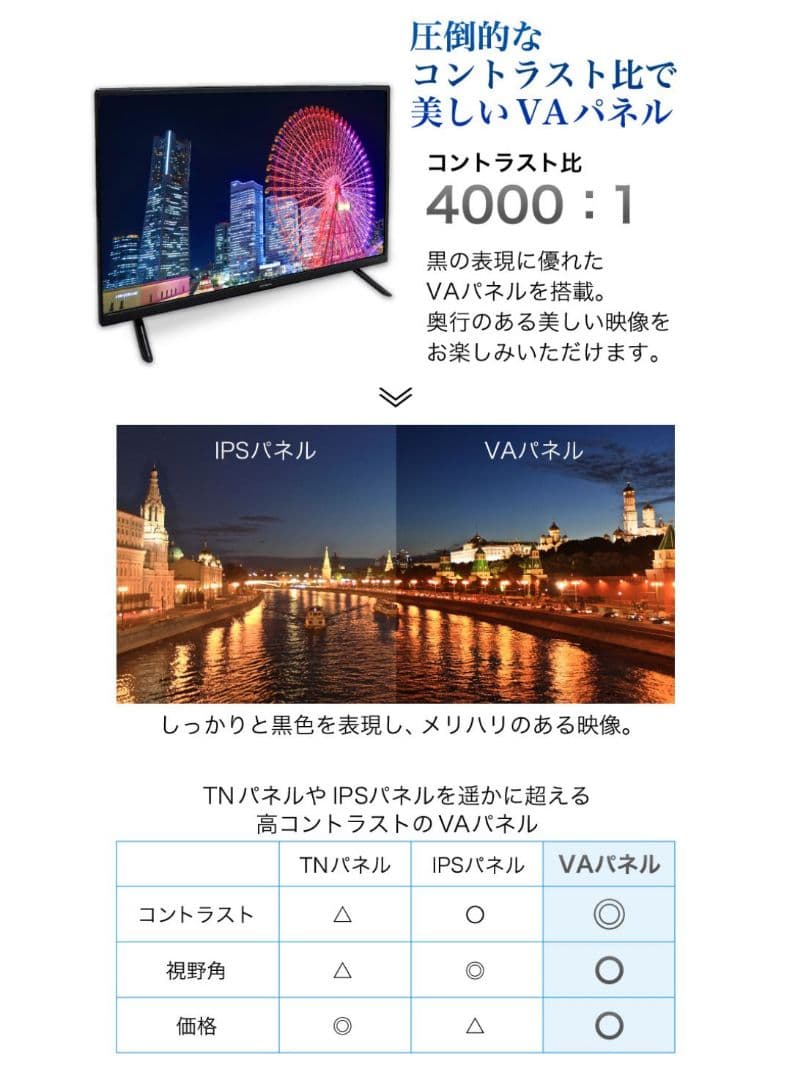 送料込MAXZENマクスゼン43型液晶テレビ ゲームモード搭載 リモコン付