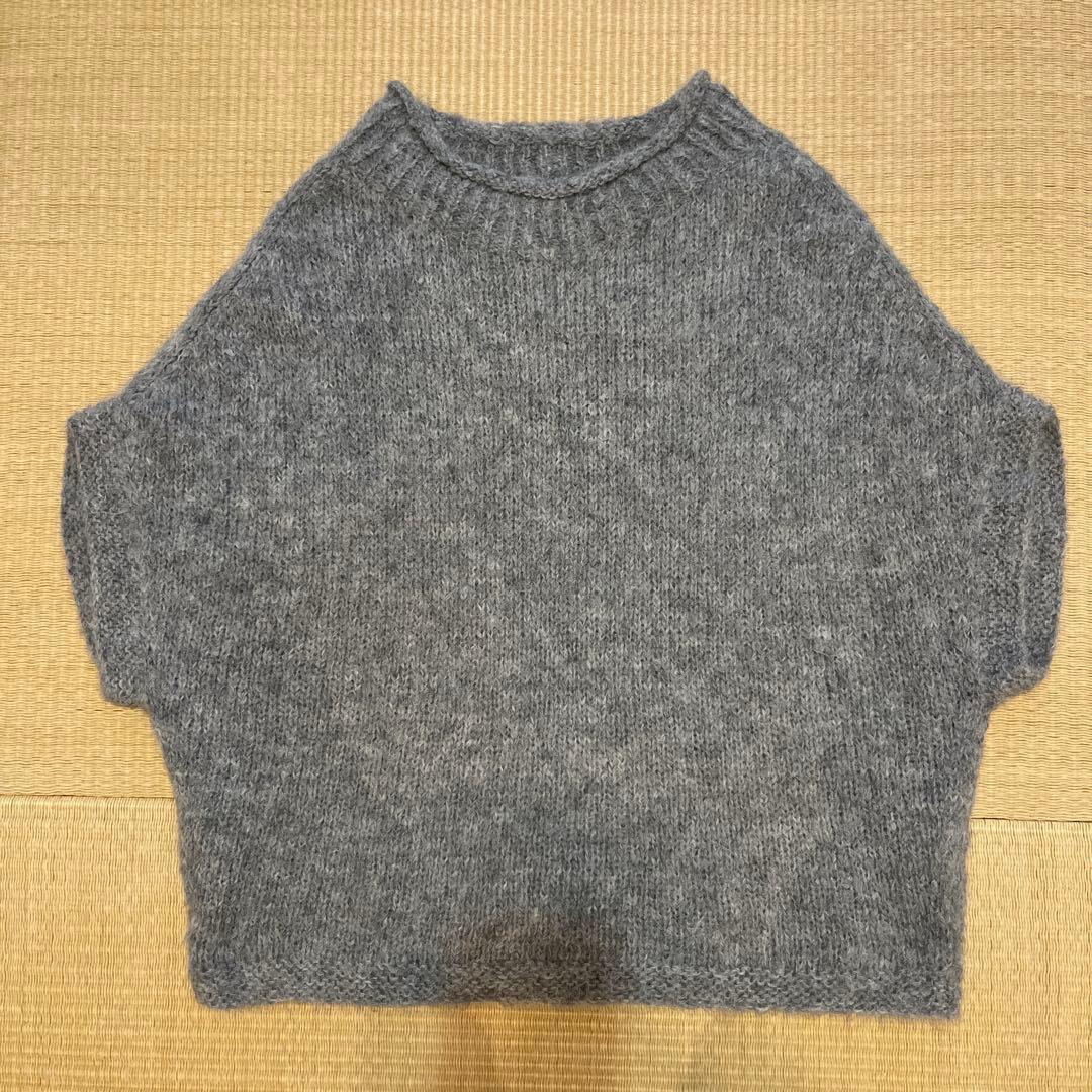 かぐれ 　アルパカルーズベスト　 グレー