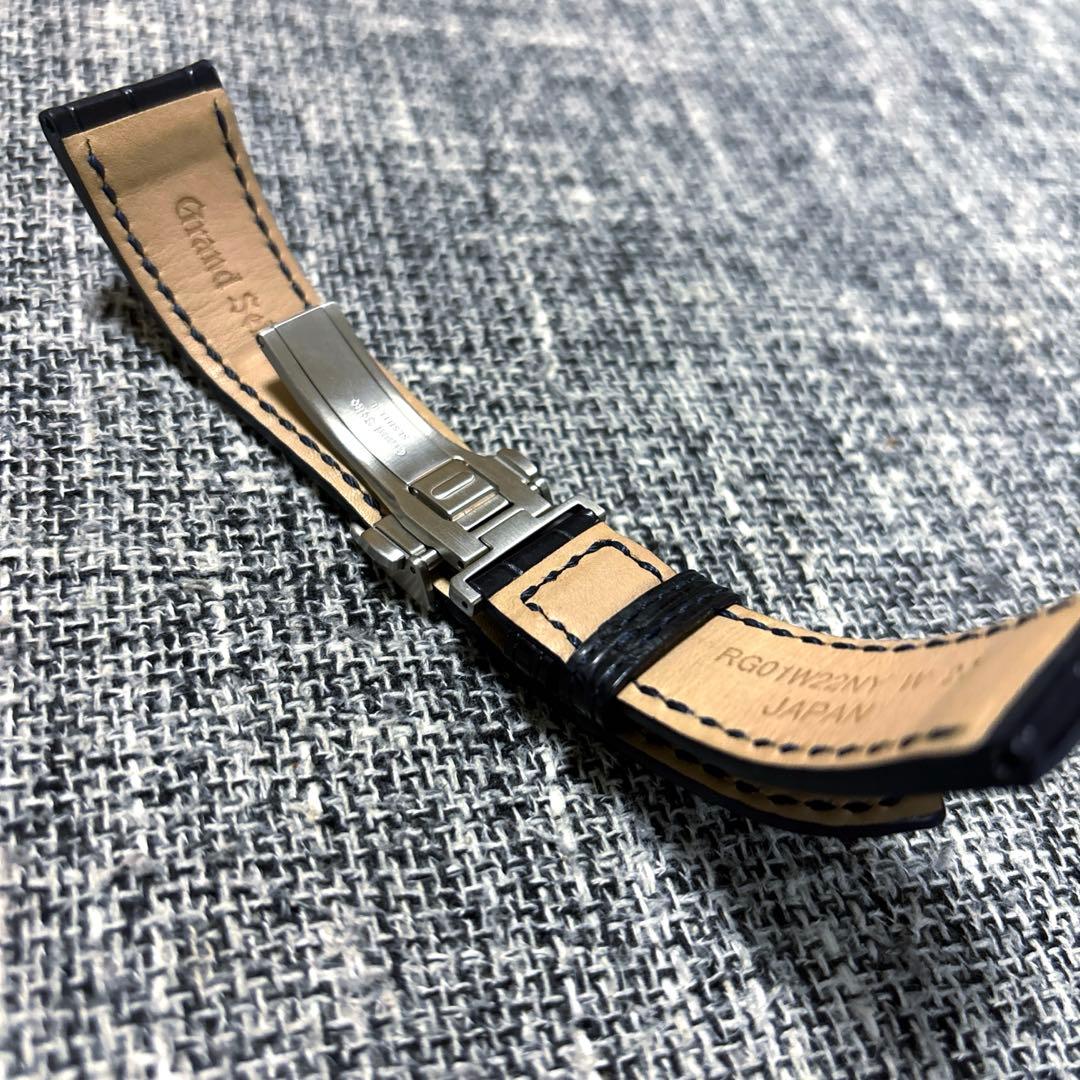グランドセイコー　純正　本革ベルト　バックル