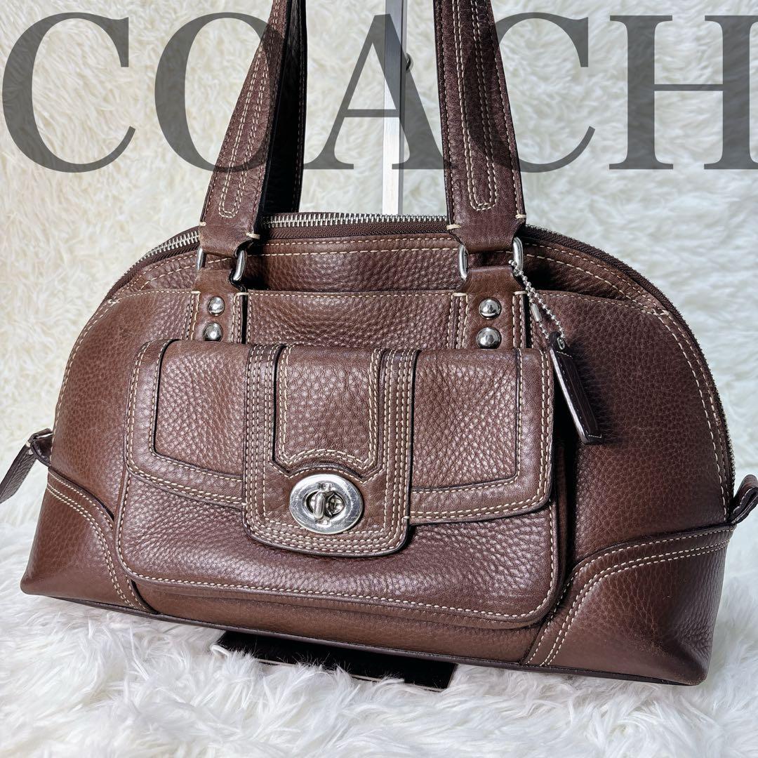 【❤︎さま 専用】COACH F13963 ハンプトンズレザー ハンドバッグ