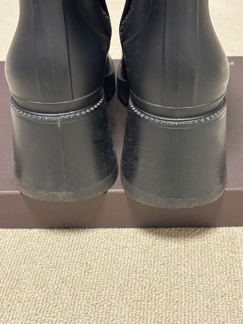 Chloé 37 ブラック 長靴・レインブーツ