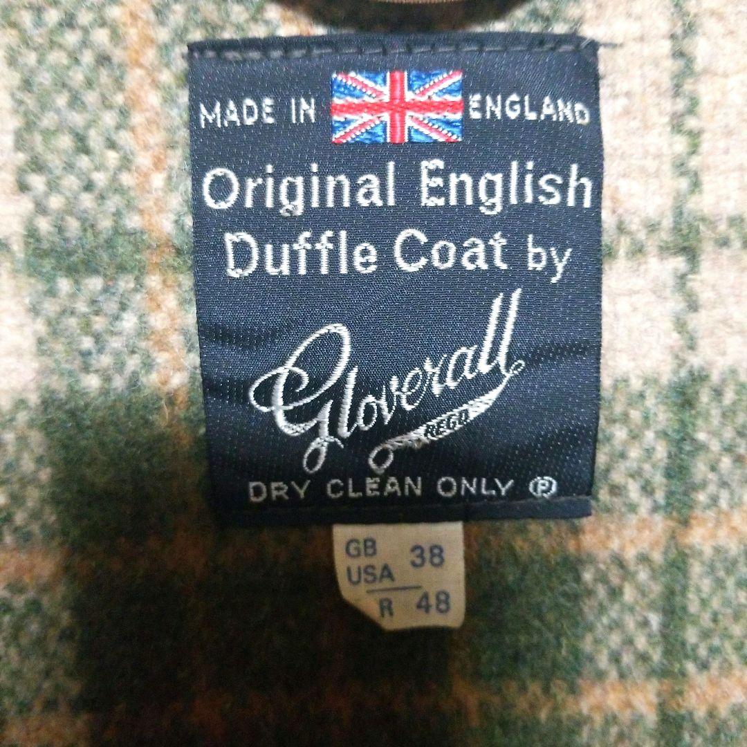 【希少】Gloverall　ヴィンテージ　80sタグ　フード付ダッフルコート