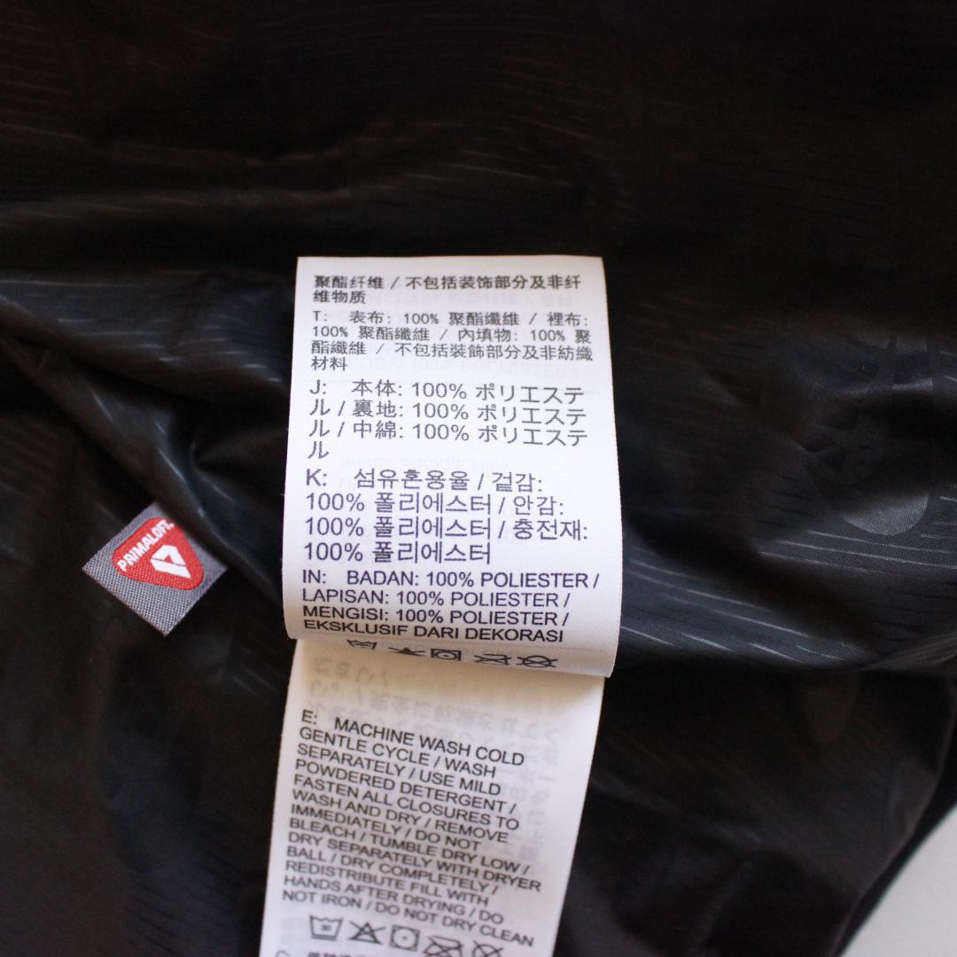 NIKE プリマロフトパファージャケット Lサイズ ヌプシ ブラック ロゴ刺繡