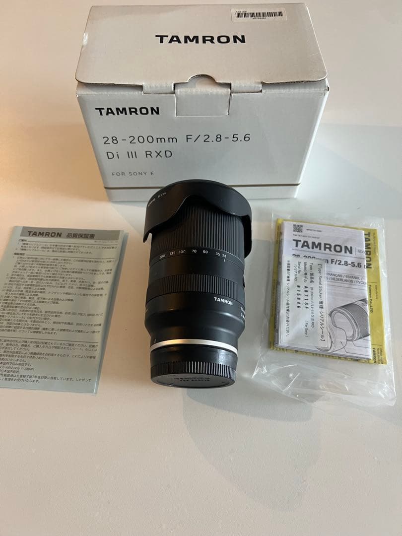 Eマウント　TAMRON28-200mm F/2.8-5.6 Di