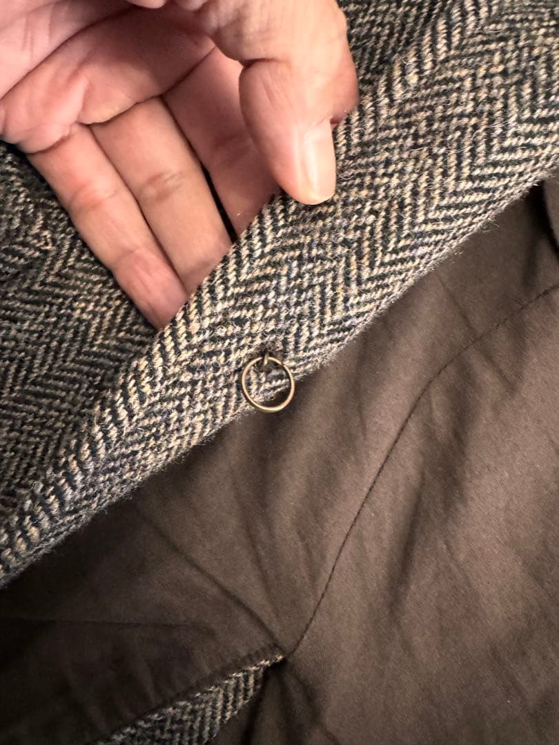 VERONIQUE BRANQUINHO テーラードツィードジャケット 46