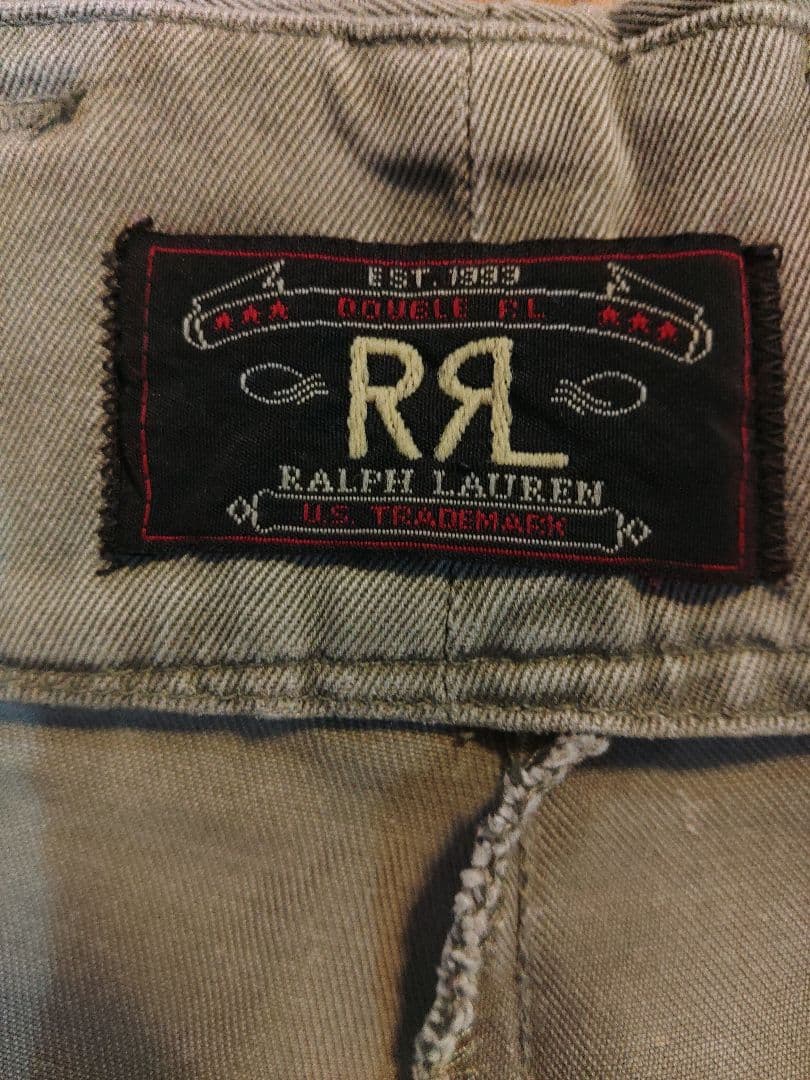 【RRL ダブルアールエル カーゴショーツ USA製 三つ星タグ】