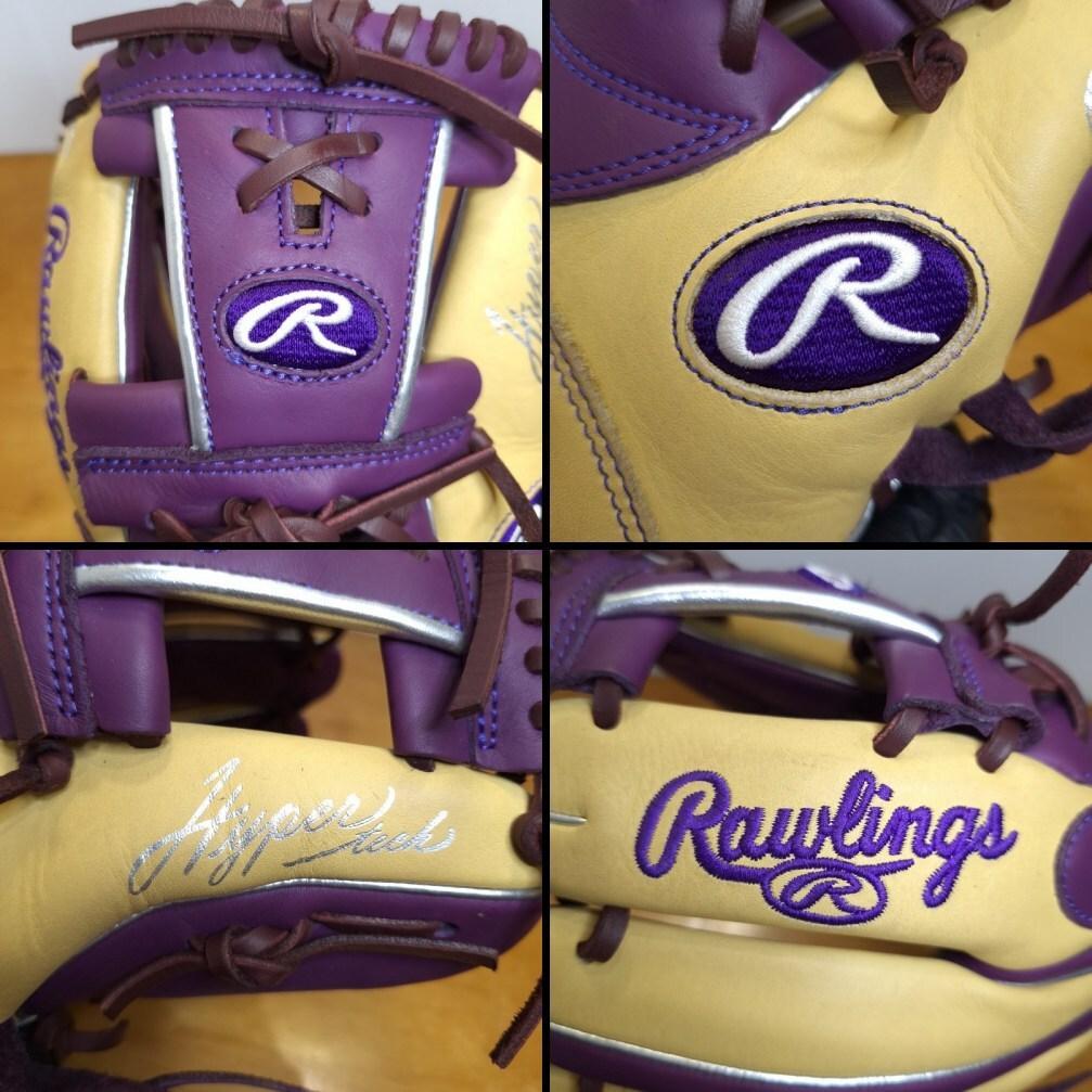 ローリングス ハイパーテック 限定 カラーシンク 美品 内野用 軟式グローブ