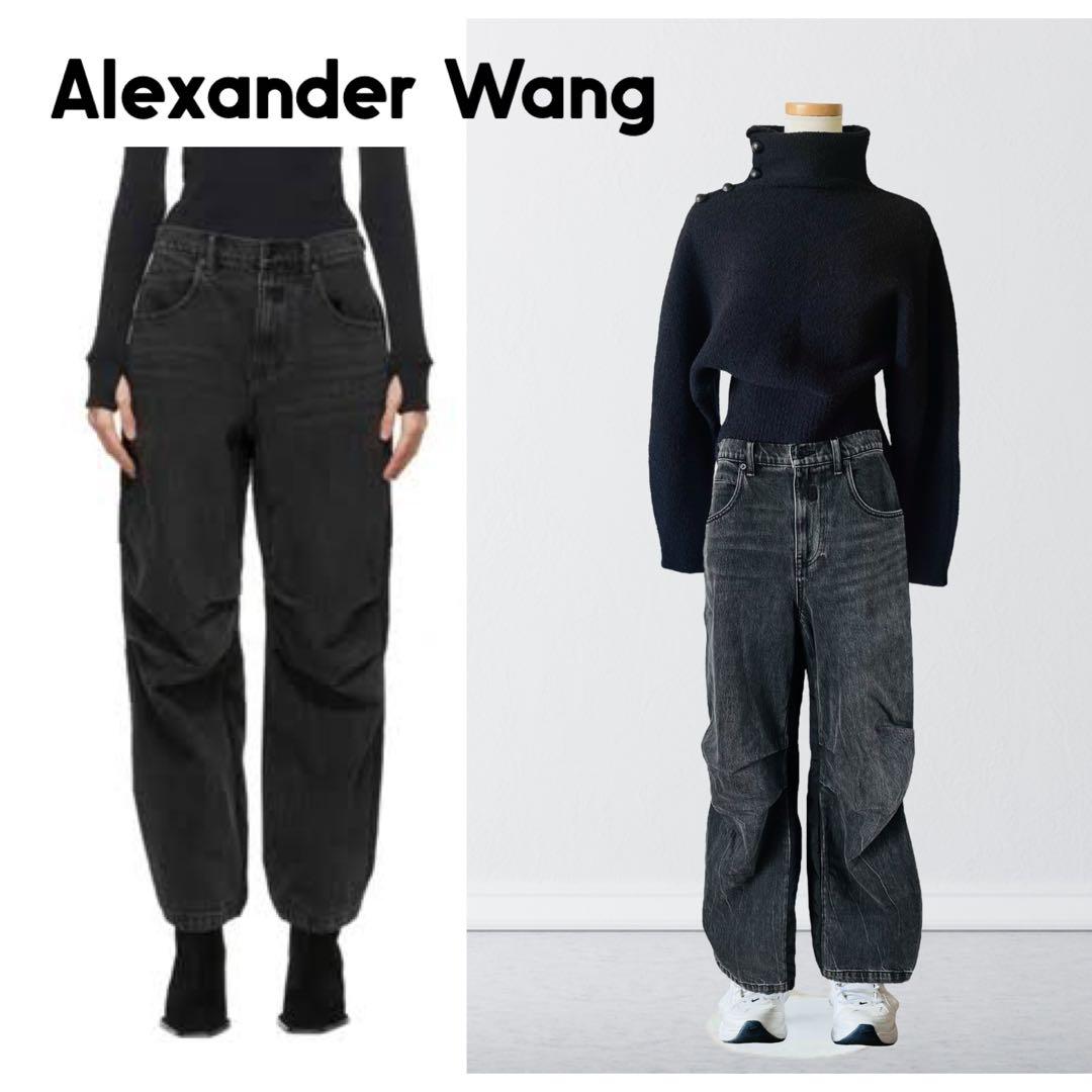 ALEXANDER WANG アレキサンダー ワン パンツ デニム 25カーゴ