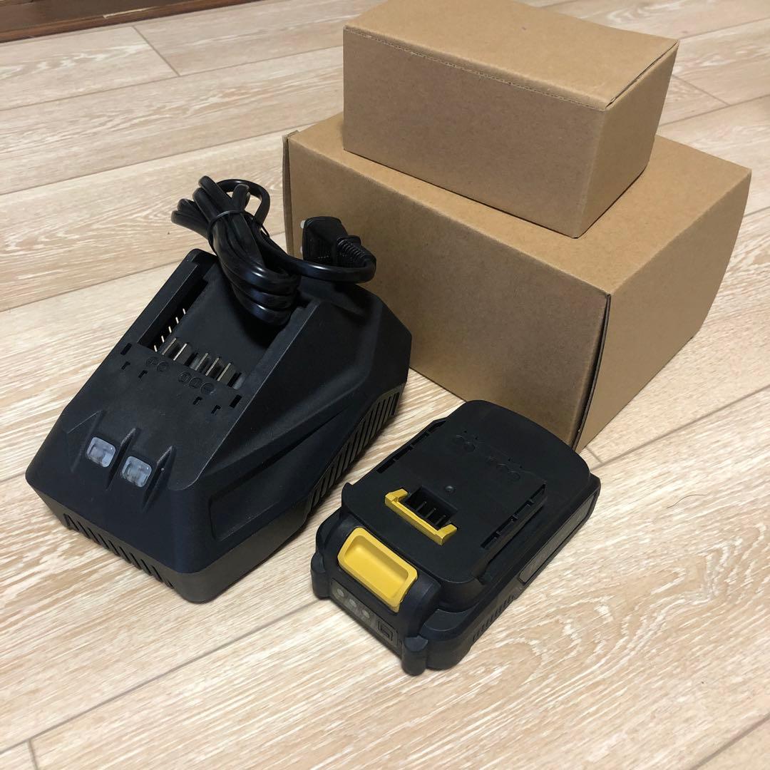新品！アイリスオーヤマ　18vリチウムイオンバッテリー&充電器