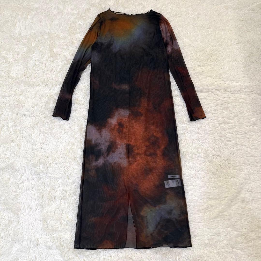 ワンピース Ameri MIRANDA TAIDAI SHEER LONG TOP