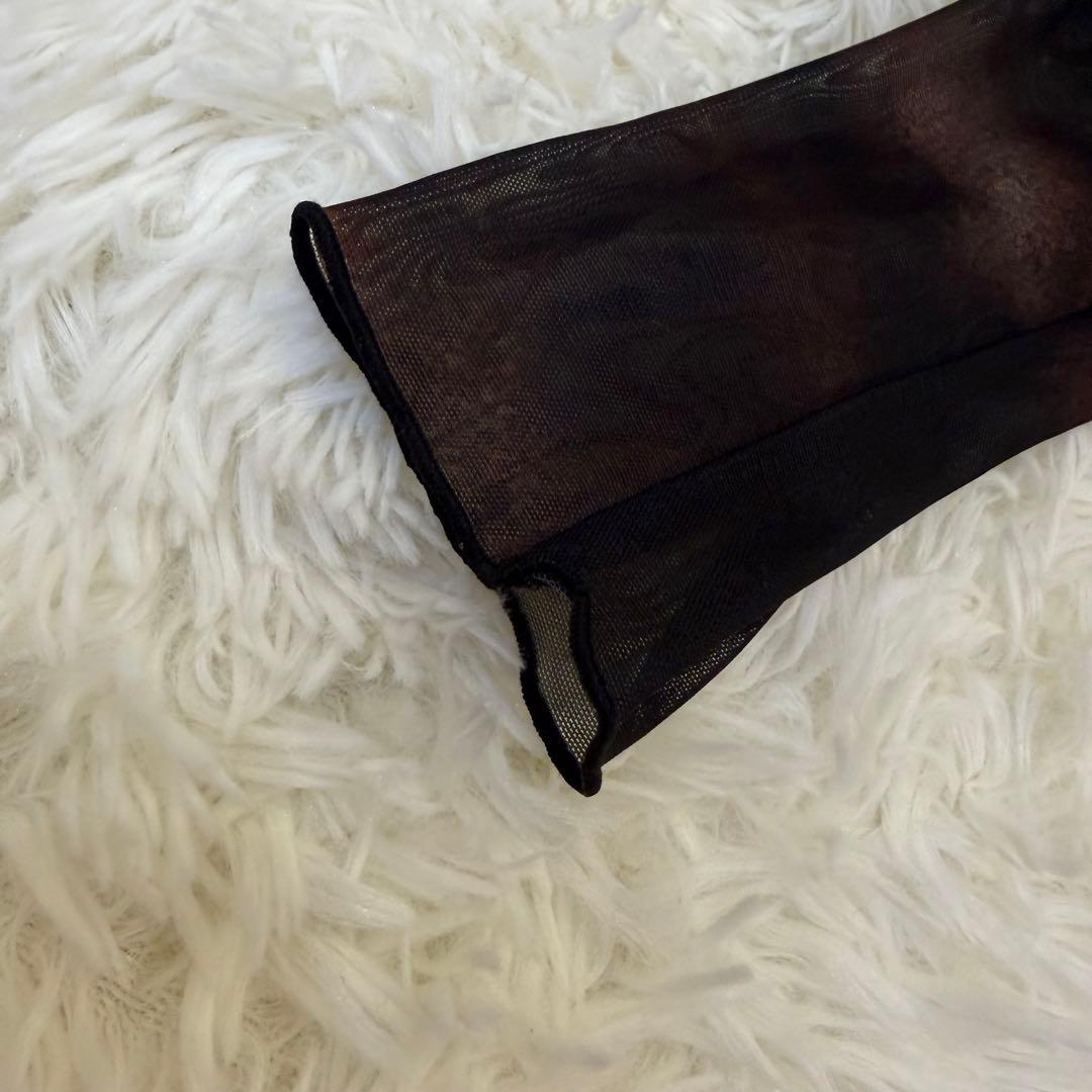 ワンピース Ameri MIRANDA TAIDAI SHEER LONG TOP