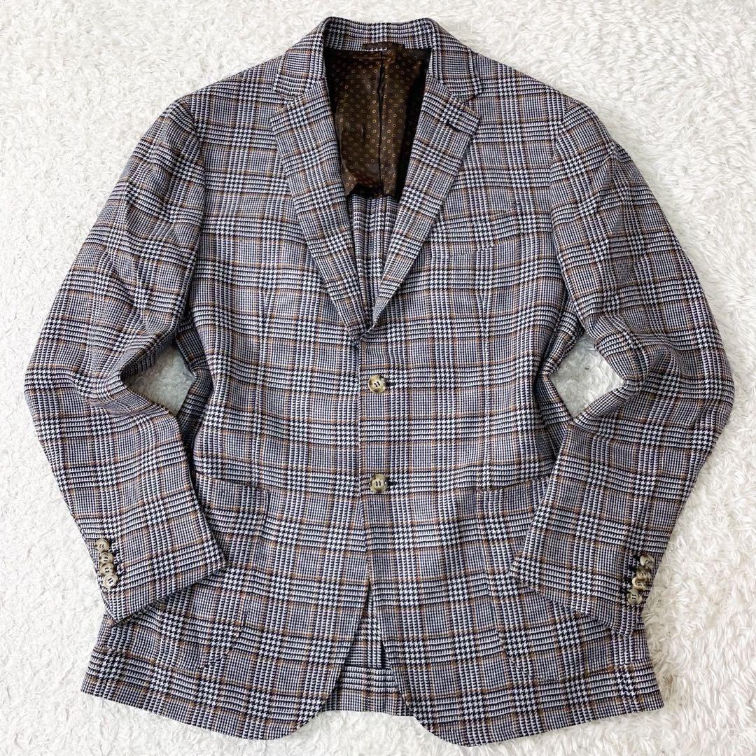 美品！Stile Latino スーパー120's極上テーラードジャケット XL