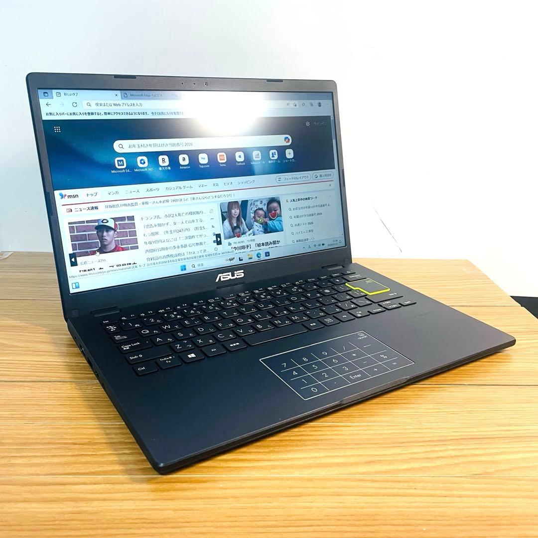 2022モデル薄型ASUSノートパソコンSSDwin11オフィスカメラ