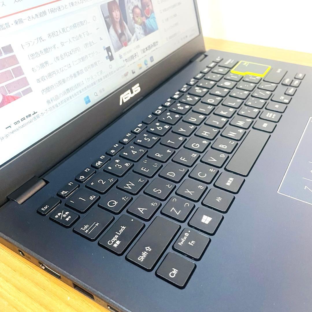 2022モデル薄型ASUSノートパソコンSSDwin11オフィスカメラ