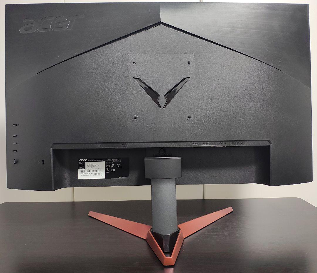 【美品】acer 27インチ ゲーミングモニター 本体　vg270 bmiix