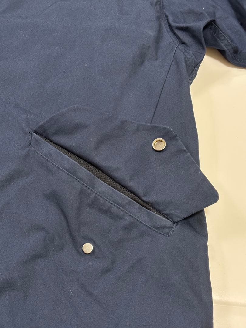 狢*様 nanamica ナナミカ モッズコート コットン ネイビー フード着脱