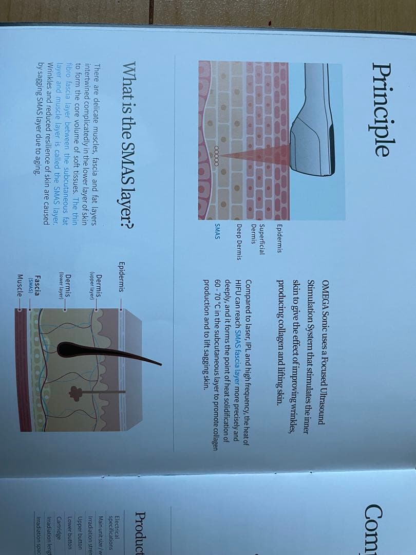 家用美顔器　OMEGA Sonic(ELFU-200)