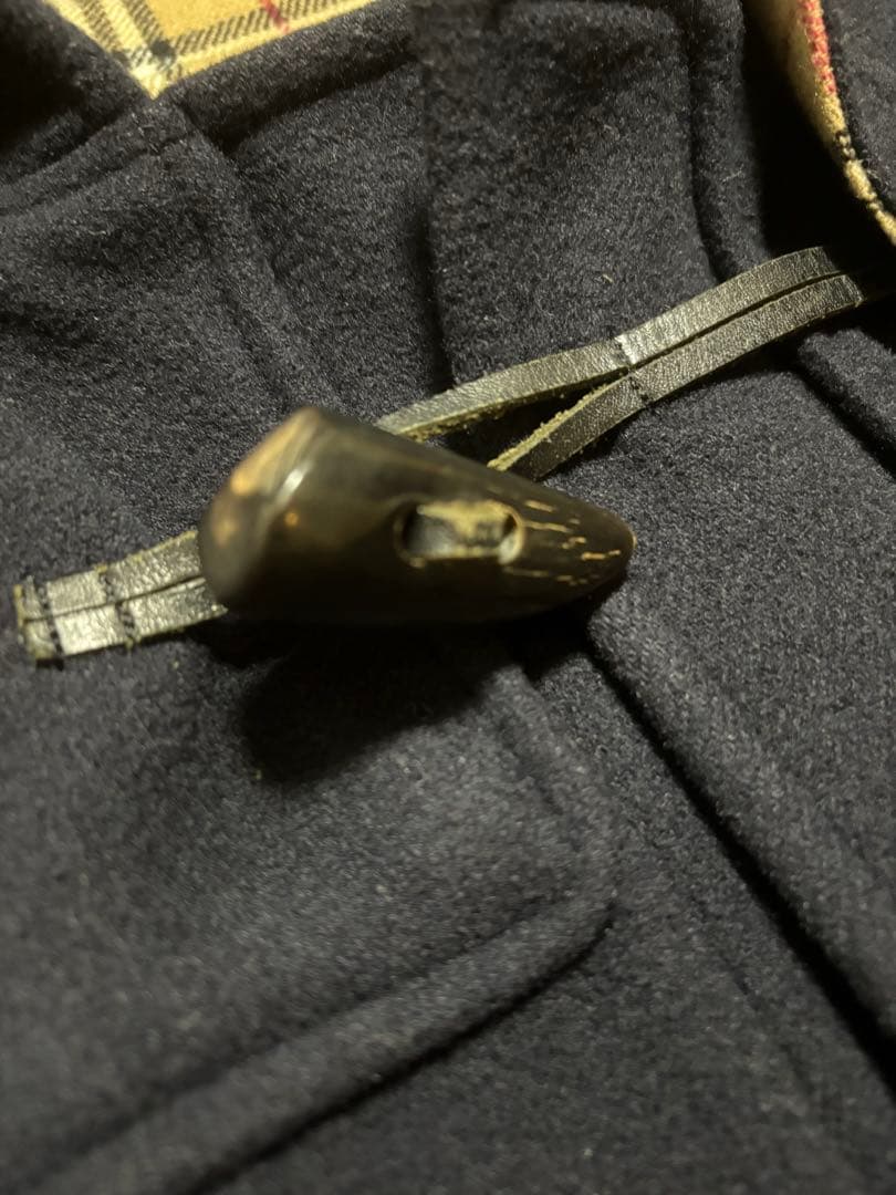 バーバリーブラックレーベル　ダッフルコート　ノバチェック　美品