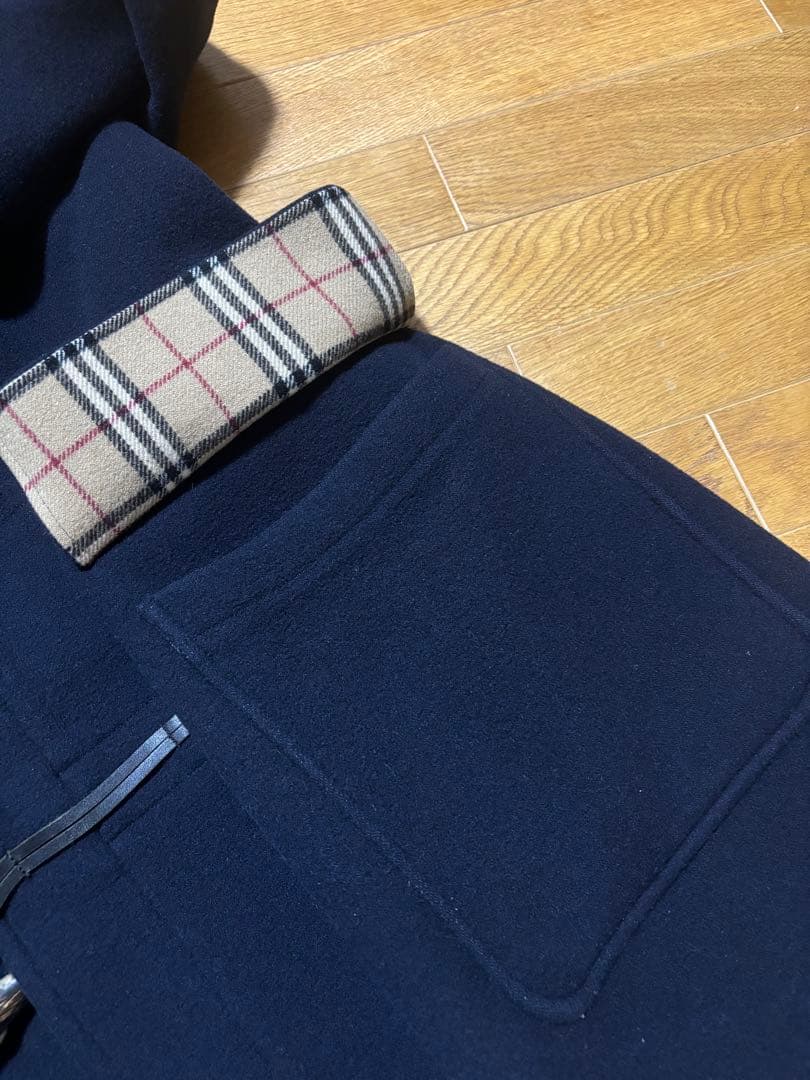 バーバリーブラックレーベル　ダッフルコート　ノバチェック　美品