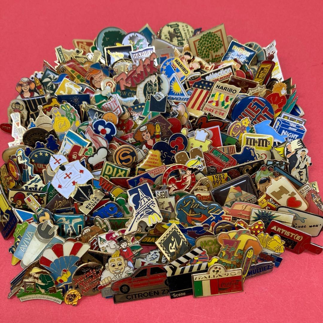 フランス雑貨★ピンバッジ大量200個セット★